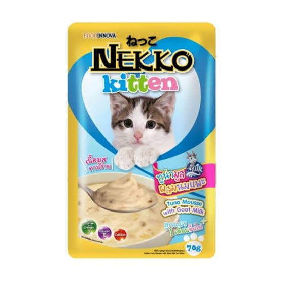 NEKKO Kitten Pouch Tuna Mousse with Goat Milk 70gm