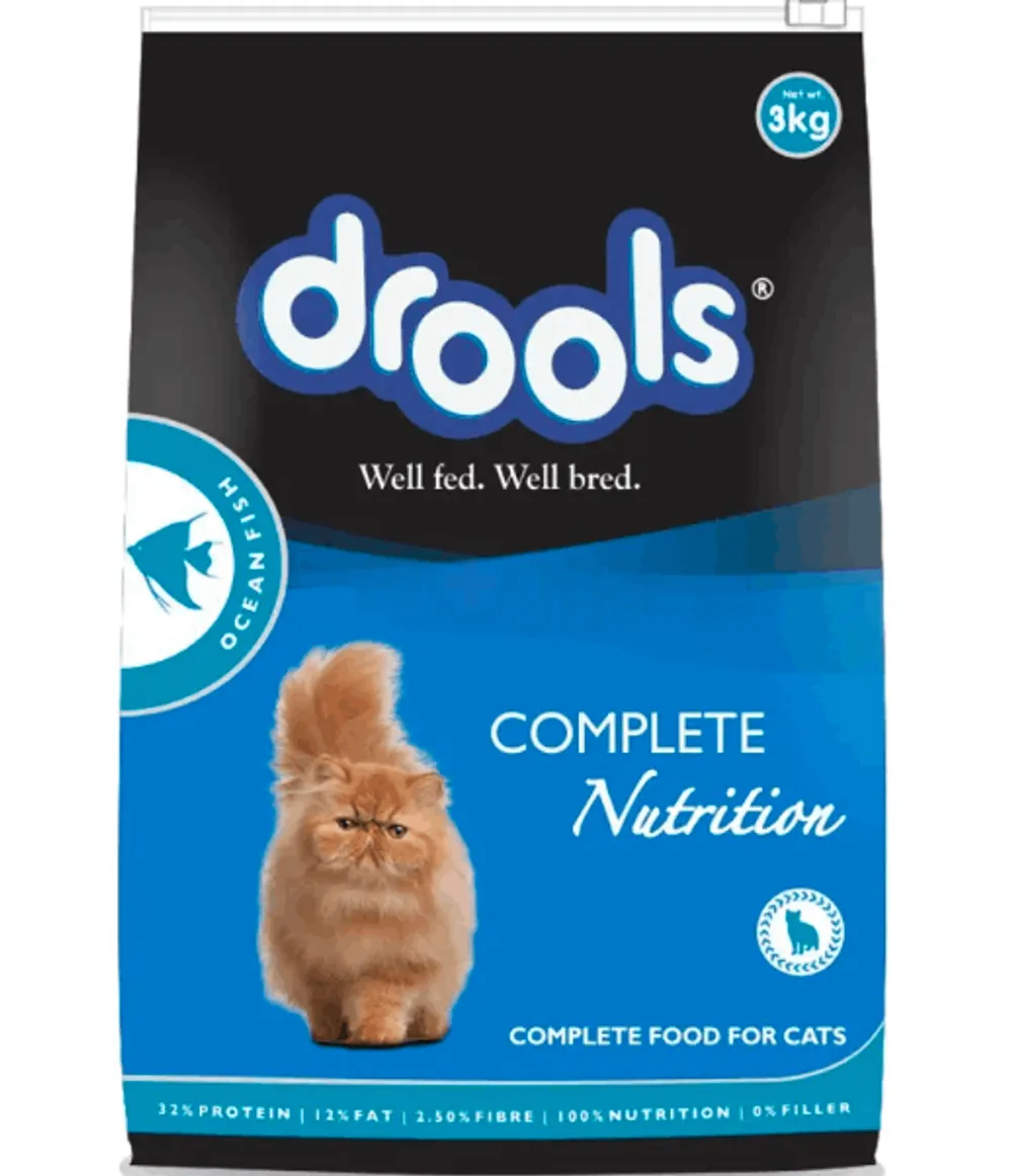 Drools Adult Dry Cat Food Ocean Fish 3 kg