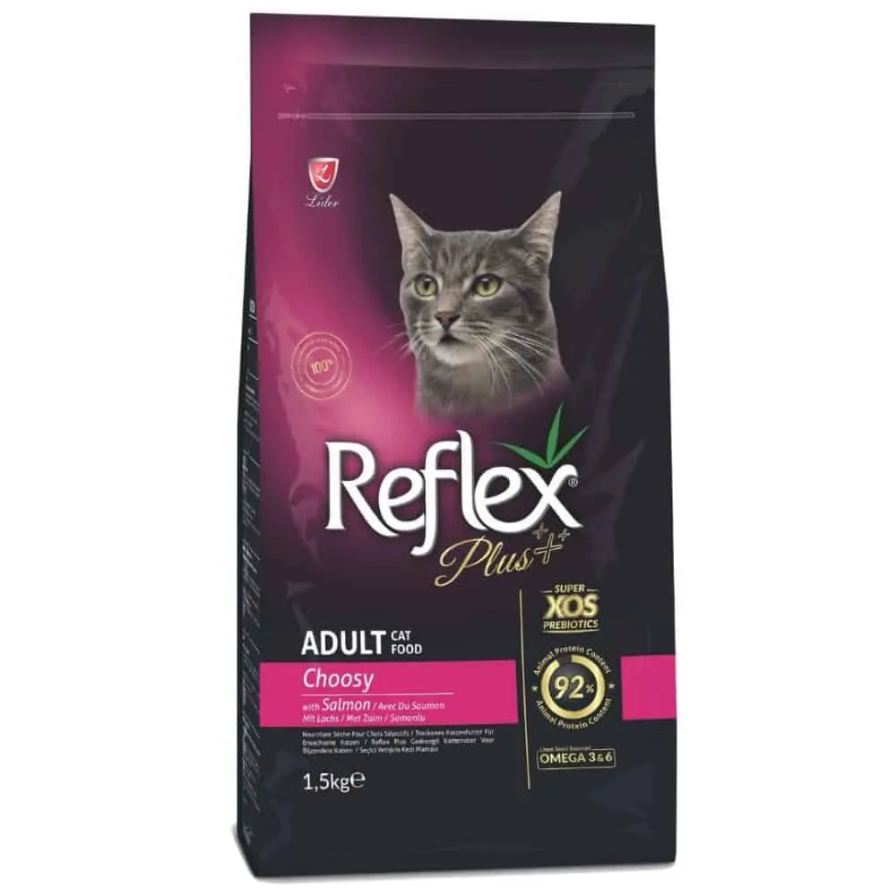 Reflex Plus Choosy Adult Cat Food (Salmon) 1.5kg