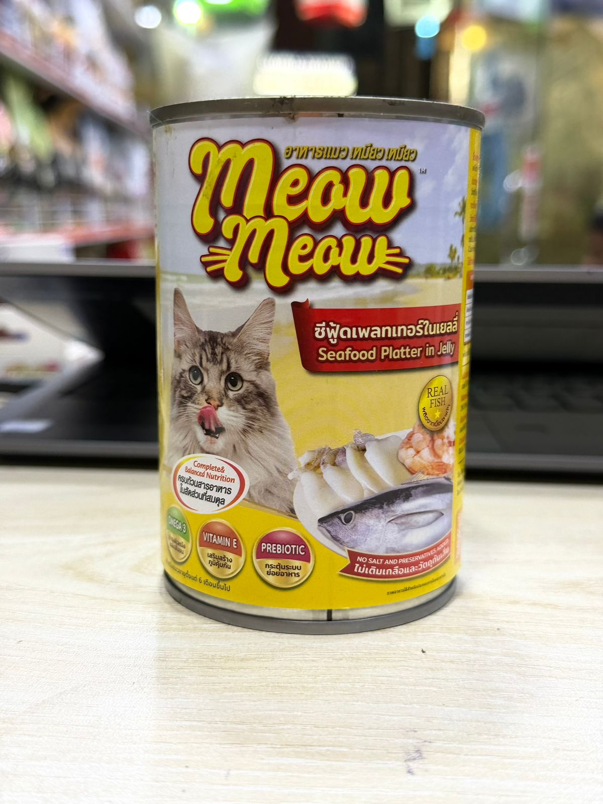 Meow Meow Seafood Platter in Jelly 400 Can Food