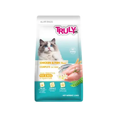 Truly All Life Stages Cat Food Chicken & Fish 1.5kg